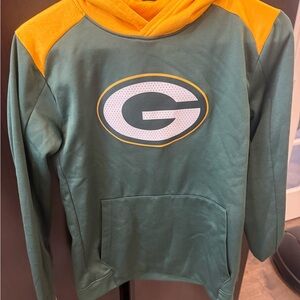 Green Bay Packers Green and Yellow Hoodie